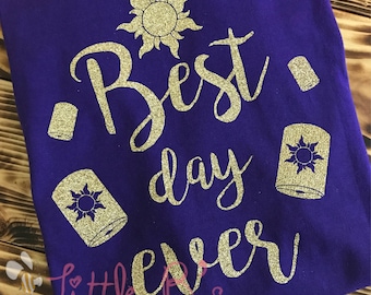 best day ever disney shirt rapunzel shirts disney tangled etsy
