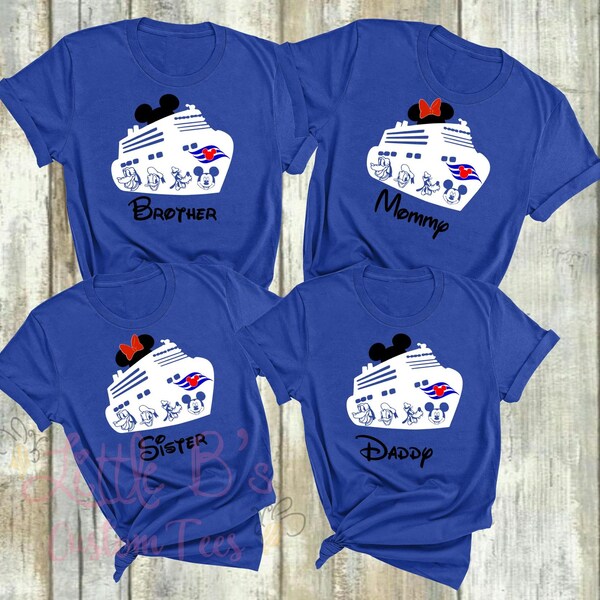 Camisetas de cruceros Disney / Camisetas Disney / Camisetas Disney a juego para toda la familia / Camisetas de cruceros / Disney World / Disneyland / Mickey Mouse