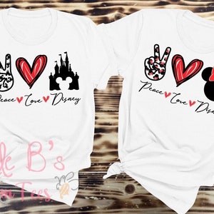 Cute Couples Mickey Mouse and Minnie Shirt Disney Cruise Line 25th