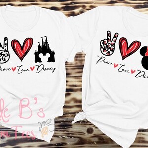 Peace Love Shirt | Magical Castle Shirt | Magical Love Shirt | Peace Love Shirt | Minnie | Disney World | Disneyland