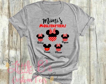 Grandparent Mouse Shirt Grandma Shirt Grandma and Grandpa Grandkids  Vacation Shirt Mother’s Day Shirt