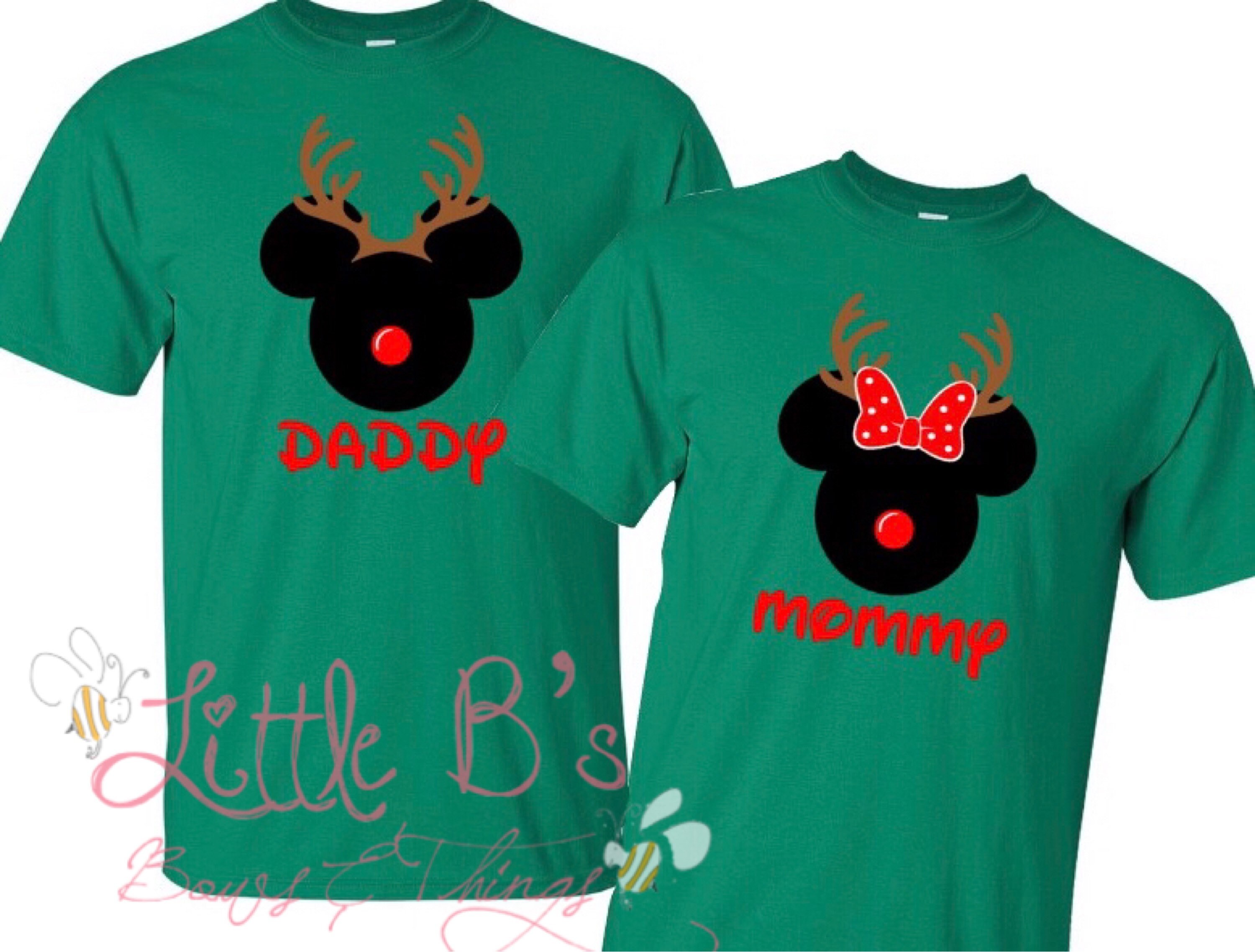 Mickey Mouse Christmas shirts Disney 