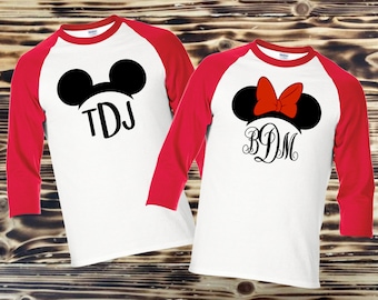 Disney Shirt | Monogrammed Disney Shirt | Minnie Mouse Shirt | Personalized Disney Shirt | Disney World | Disneyland | Minnie  Mouse |Mickey