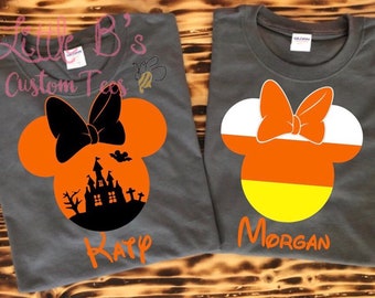 Fun Halloween Shirts | Vacation Mouse Shirts | Halloween Shirts | Disney World | Disneyland | Mickey | Candy Corn Mickey | Halloween Mickey
