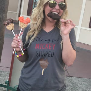 Disney Shirt | Mickey Shaped Food Shirt | I Like My Food Mickey Shaped | Disney Vacation Shirt | Disney Workd | Disneyland