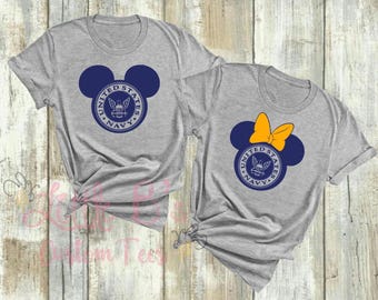 Disney Military Shirt | Navy Mickey Mouse Tee | Custom Military Shirt | Army | Marines | Air Force | Coast Guard | Space Force