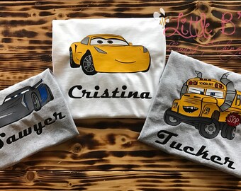 Cars Shirt Disney Cars Shirt Cars 