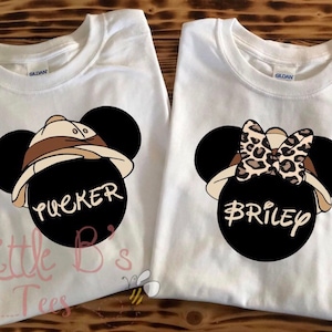 Safari Shirts | Animal Kingdom Shirt | Magical Park Shirt | Safari Mickey | Safari Minnie