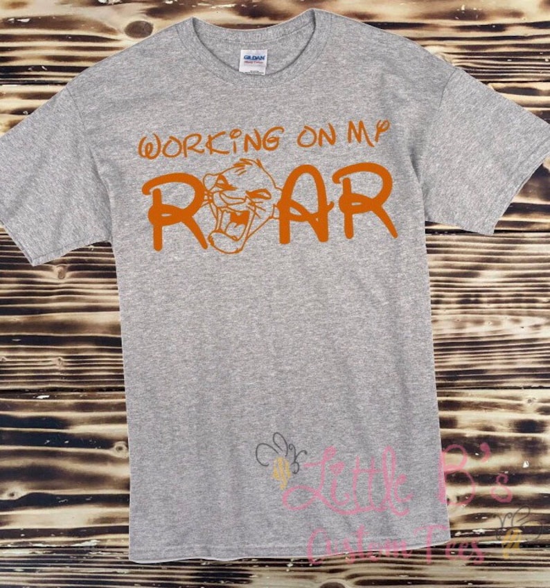 Disney Shirts Animal Kingdom Shirt Working On My Roar | Etsy