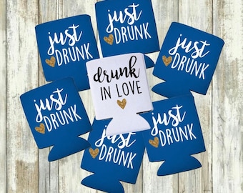 Wedding Can Cooler | Bachelorette Drink Holder | Bridal Can Cooler