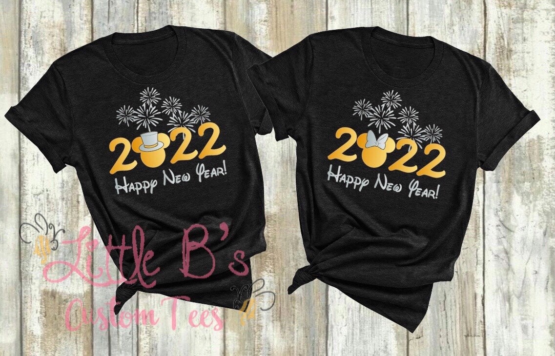 New Years Disney shirts Family New 