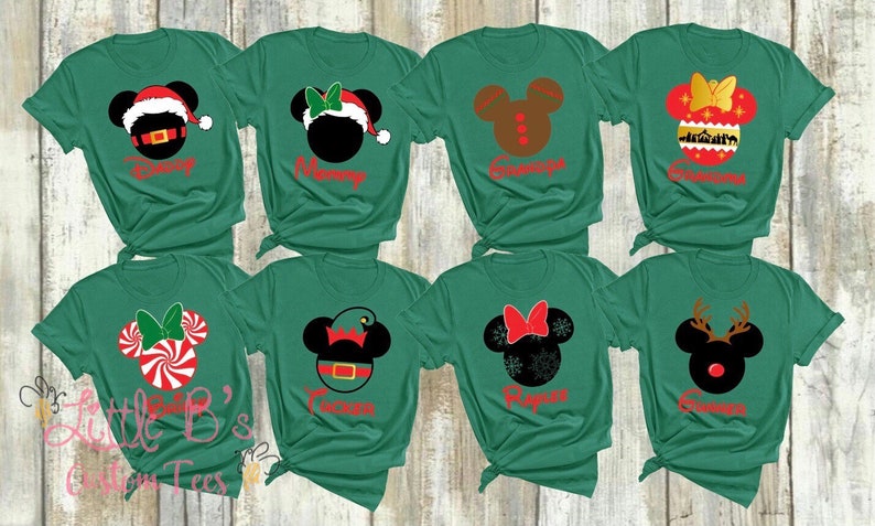 Disney Christmas Shirts Disney Shirts Christmas Shirts | Etsy