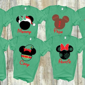 Disney Christmas Shirts | Vacation Shirts | Christmas Shirts | Custom Family Shirts | Disneyland | Disney World | Mickey | Christmas