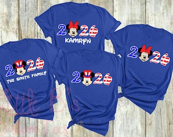 Disney America | Fourth of July Disney Shirts | Disney Independence Day | Matching Disney Family Shirts | Castle Shirts | Disney