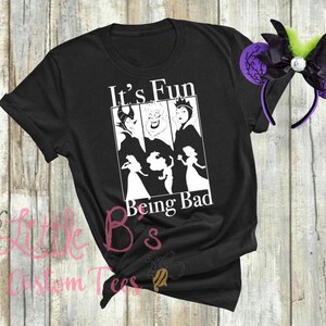 Villain Shirt | Disney Shirt | Disney Villain Shirt | Bad Girls | Disney World | Disneyland | Ursula | Maleficent | Evil Queen