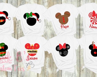 Disney Christmas Shirts | Vacation Shirts | Christmas Shirts | Magical Family Shirts | Disneyland | Disney World | Mickey | Christmas