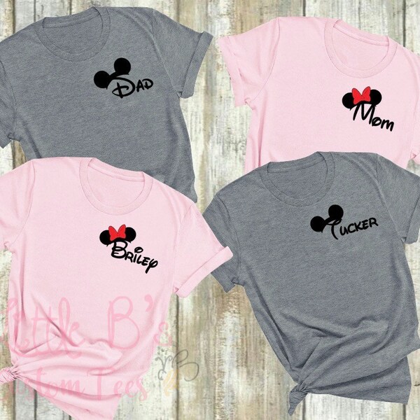 Personalized Vacation Shirt | Disney Shirt | Minnie Mouse | Mickey Mouse | Family Shirt | Matching Shirt