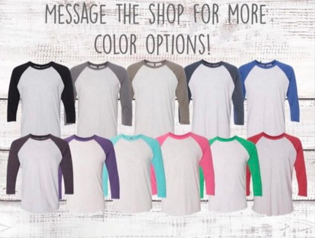 Baseball Tee/raglan Upgrade - Etsy