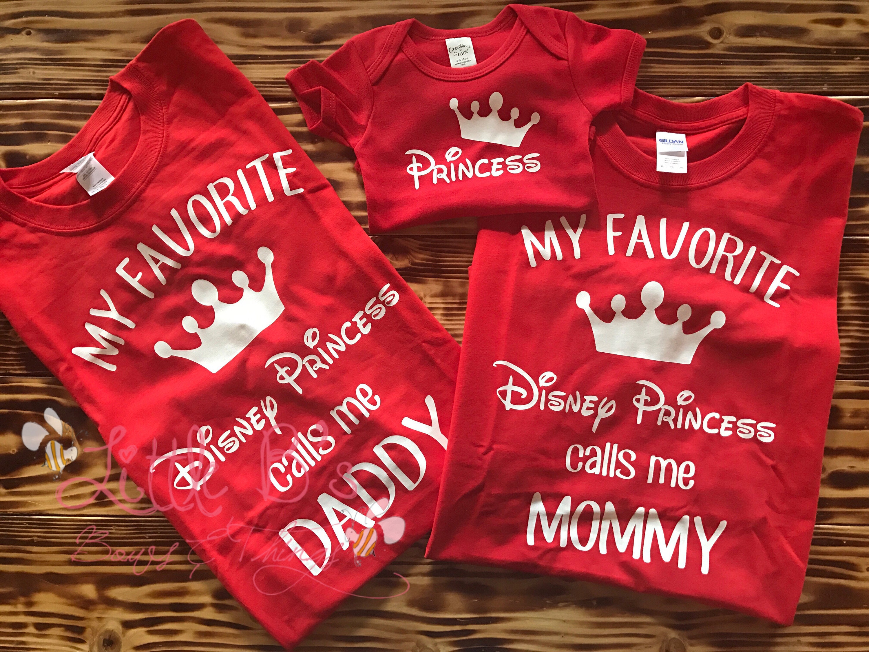 family disney princess shirts