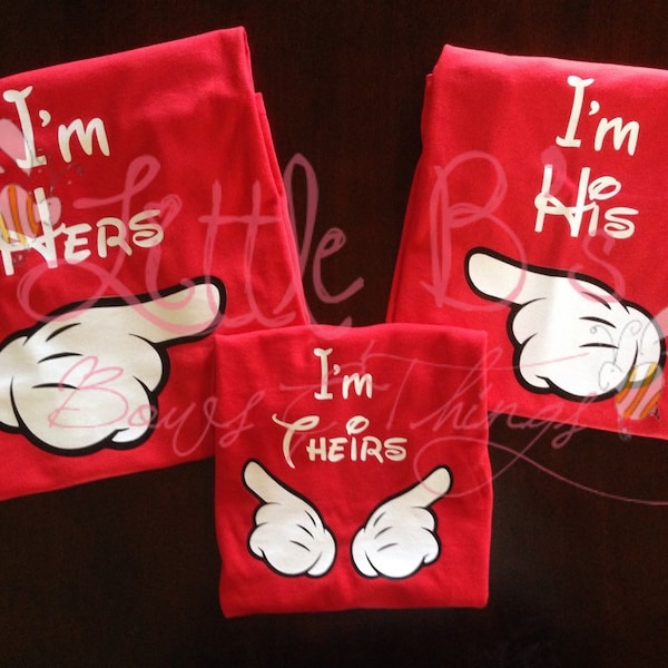 Disney Shirts | I'm His, I'm Hers, I'm Theirs | Dusney Family | Mickey Mouse Family Shirts | Disney Vacation Shirts