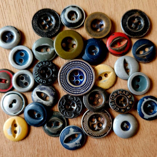 Button Metal Work Metal Work - Etsy