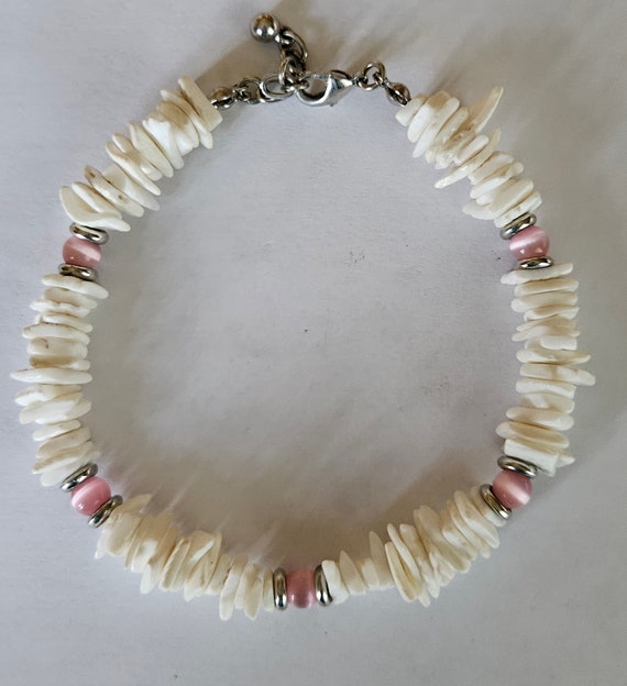 Shell Bead Bracelet Collection: MOP & Pastel Shel… - image 3