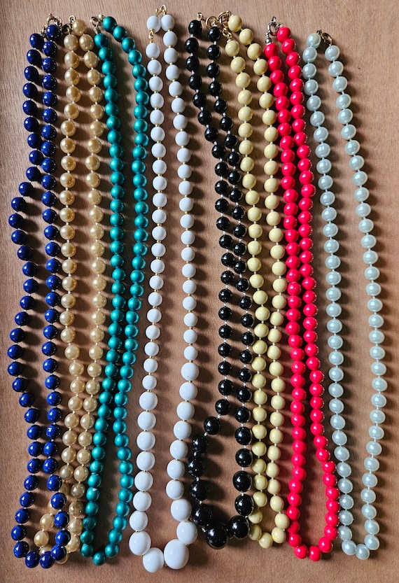 Plastic Bead Necklaces/ Craft Plastic Bead Necklac