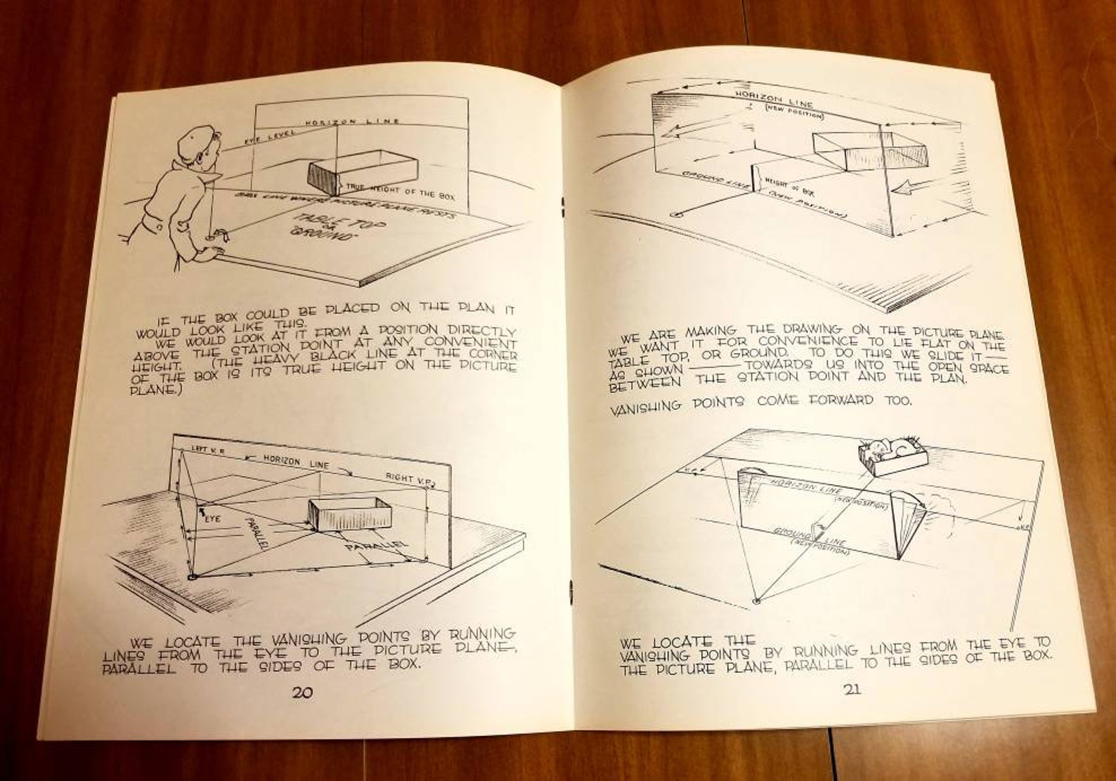 Vintage Perspective Drawing Book by Ernest Norling/ Etsy