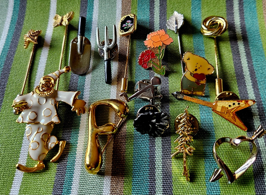 Vintage Pins/vintage Stick Pins/vintage Pin Collection/vintage Etsy