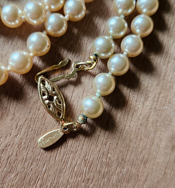 Vintage napier pearl best sale necklace