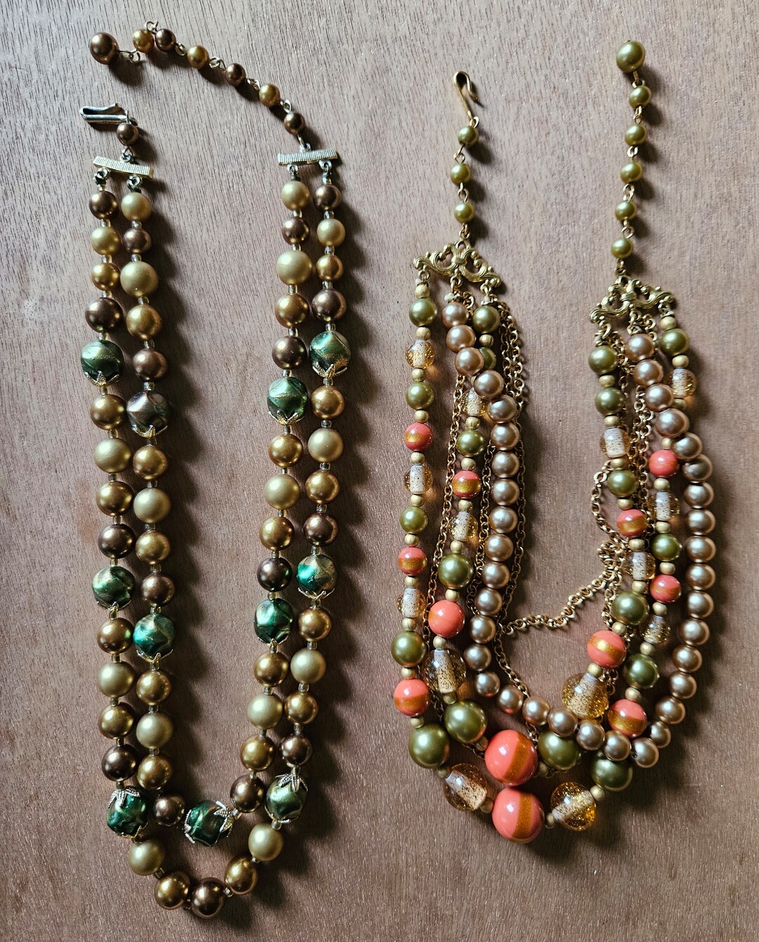 Vintage Japan Bead Necklace/ Vintage Inspired Beaded Choker/ Etsy