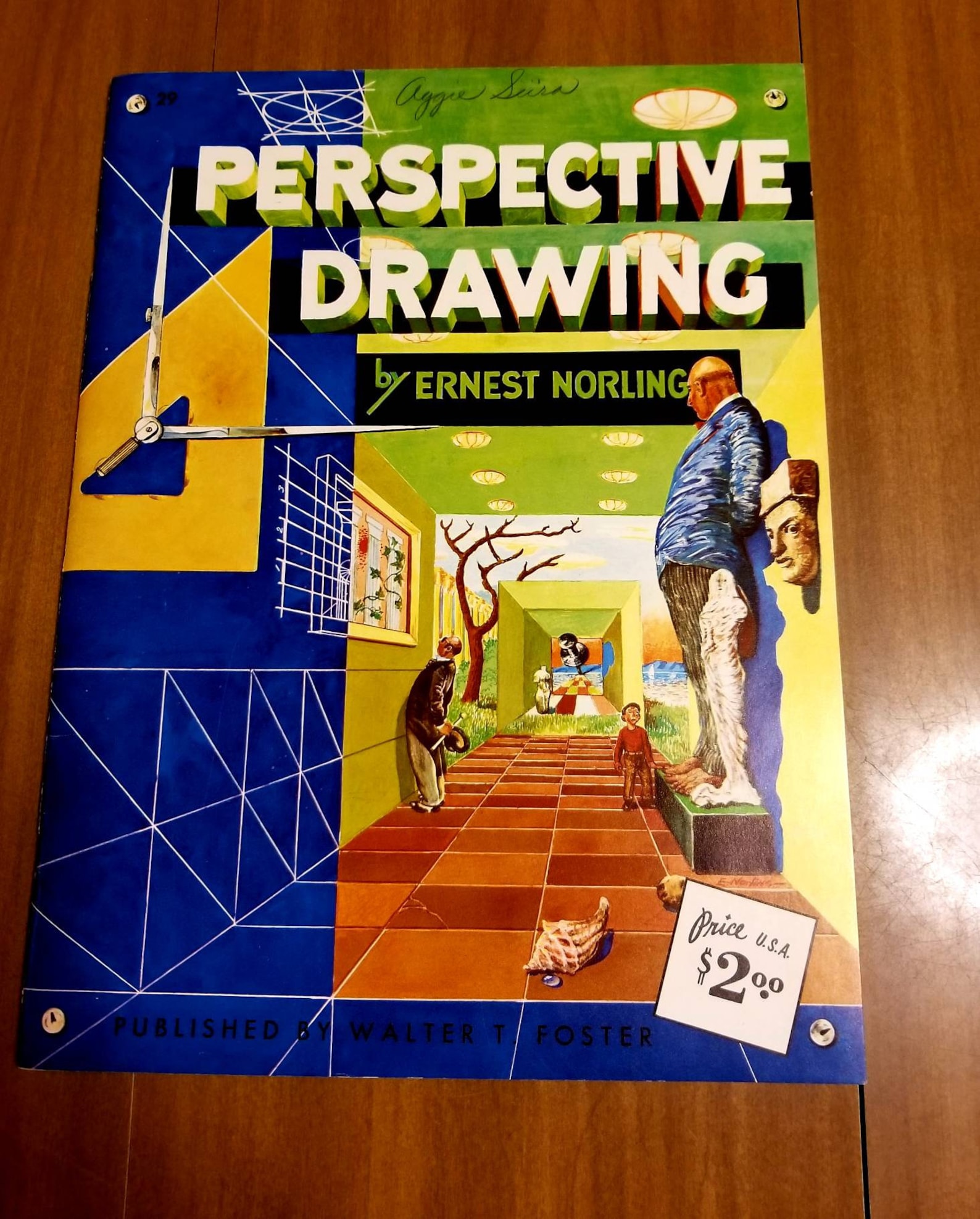 Vintage Perspective Drawing Book by Ernest Norling/ Etsy