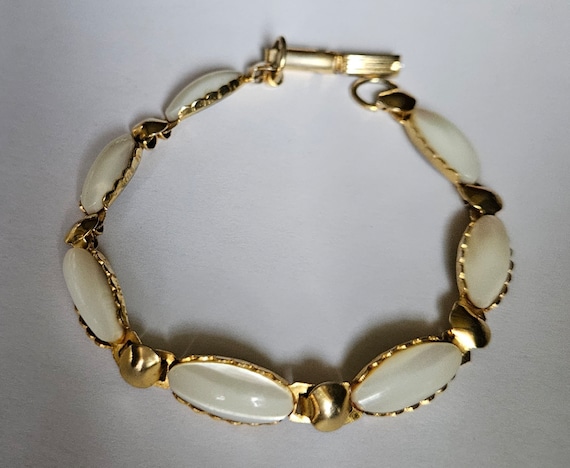 Black & White Bracelet Lot: Shell Bangle, Leather… - image 6