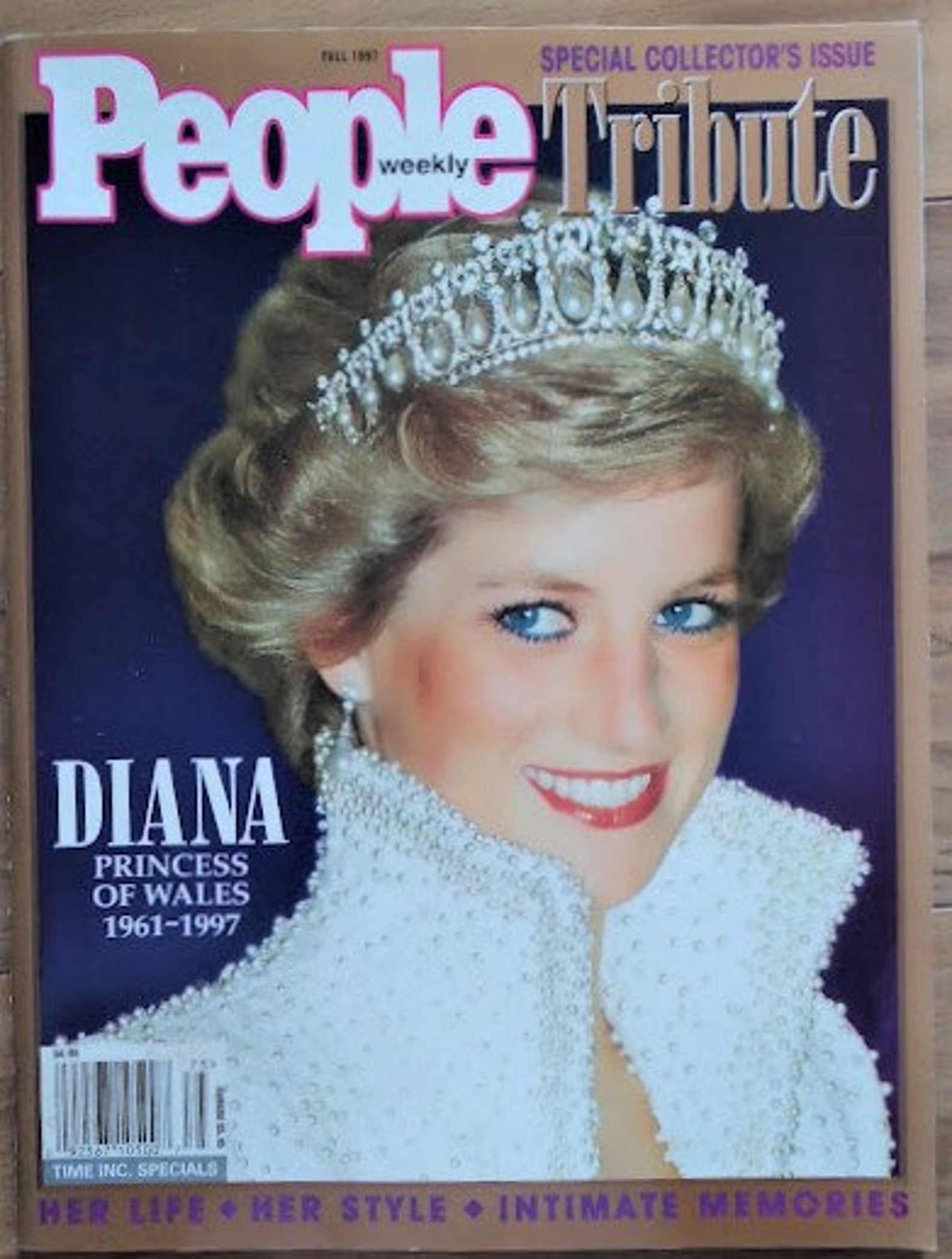 Lot Of 3 Princess Diana Collectible Magazines Bio 1961-1997 | Etsy