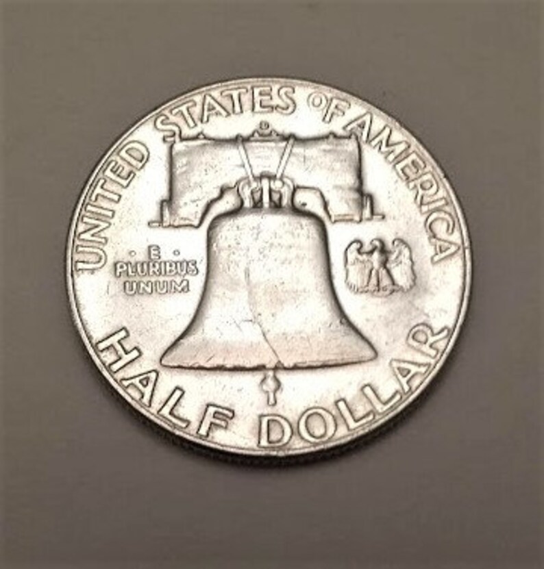 1961 D Franklin 90 Silver Half Dollar Full Dates Circulated Nice Vintage Condition