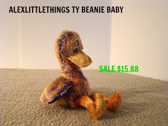 dinky the duck beanie baby