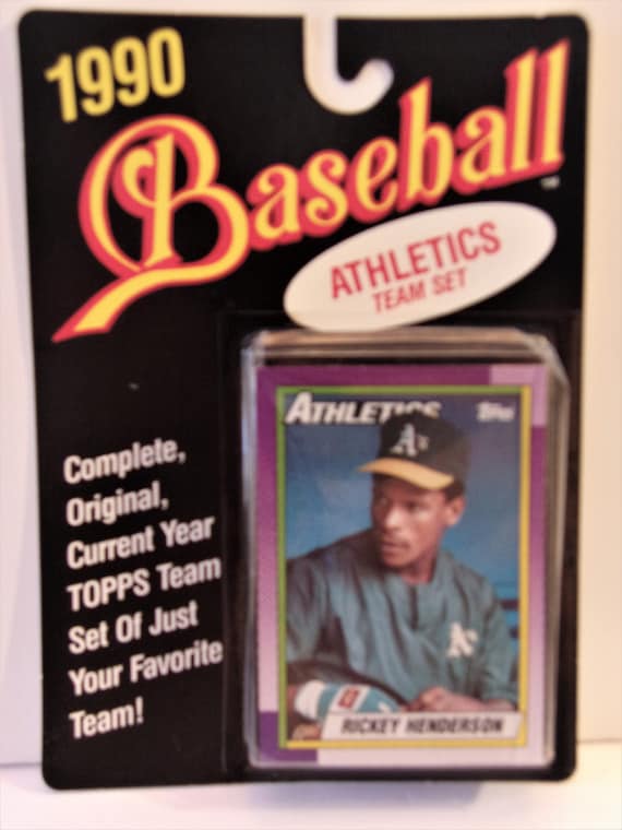 1990 Topps Oakland Athletics Team Set Contains 28 A's 