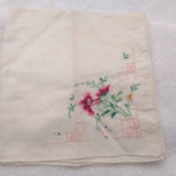 Cross Stitch Hanky Etsy