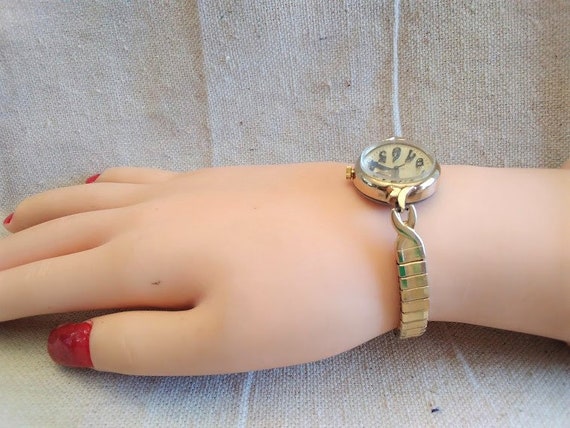 Vintage Helbros Ladies Gold Tone Quartz S Wrist W… - image 4