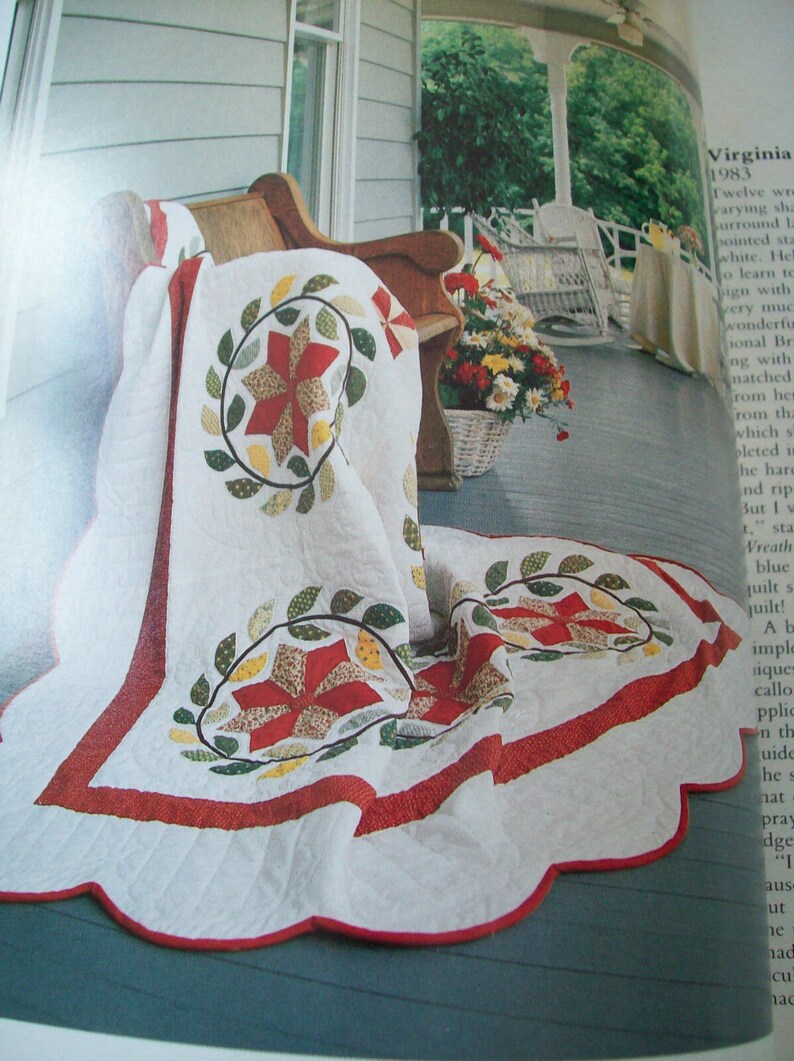 Vintage Great American Quilts 1987 Pattern Book Christmas Etsy