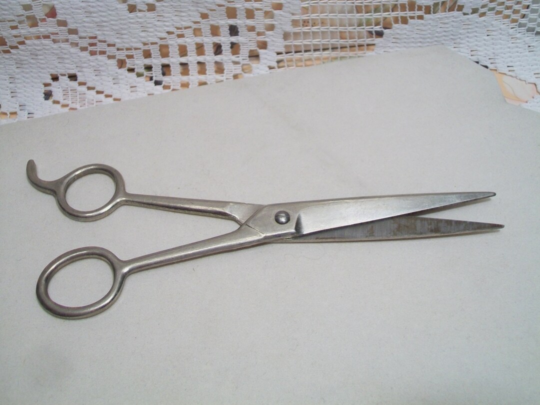 Vintage Hair Cutting Scissors Retro Shears USA Stylist Barber Etsy