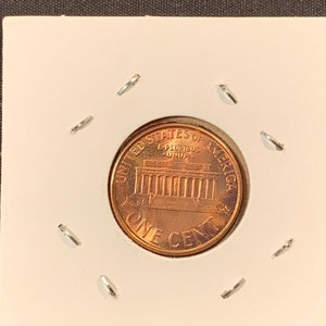 1994 D Lincoln Memorial Uncirculated Cent Color Toning Copper Orange US Penny Zinc image 2