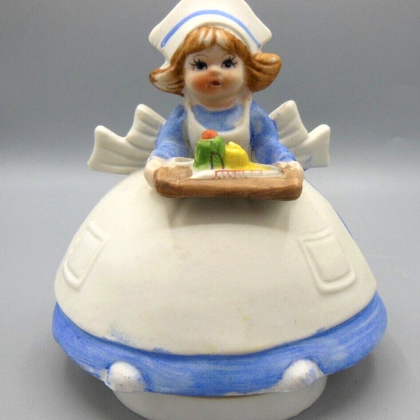 Vintage Albert Price Porcelain Albert Price Nurse Hand Painted Music Box Plays You Light Up My Life Gift for Nurse alexlittlethings.etsy.com