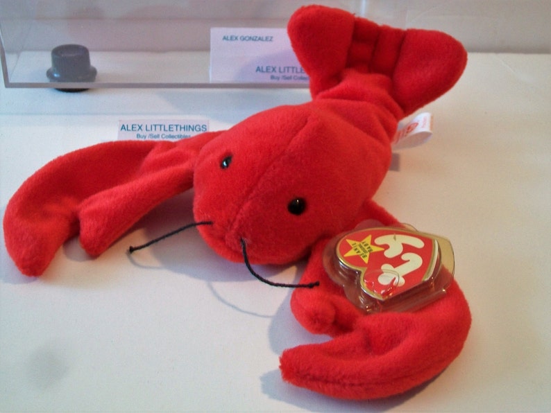 1993 Beanie Babies Pinchers Red Lobster Style 4026 PVC Pellets Etsy