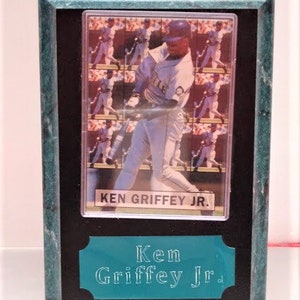 Vintage Super Rare Ken Griffey Jr Wall Plaque 1994 Multi Image Baseball Card Seattle Mariners Baseball www.etsy.com/shop/ALEXLITTLETHINGS image 1