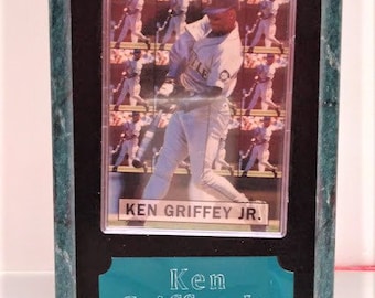 Vintage Super Rare Ken Griffey Jr Wall Plaque 1994 Multi Image Baseball Card Seattle Mariners Baseball  www.etsy.com/shop/ALEXLITTLETHINGS