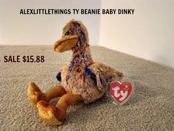 dinky the duck beanie baby