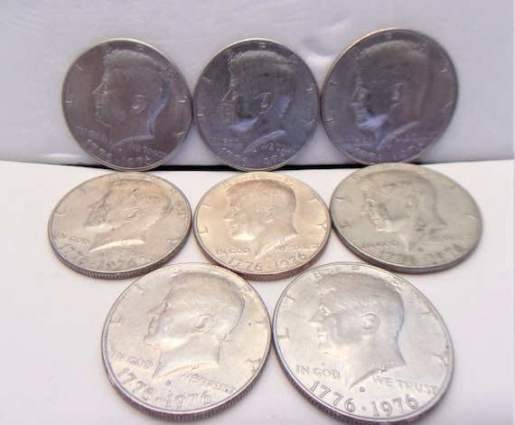 3-Coin Lot 1976 Bicentennial Kennedy Half Dollars