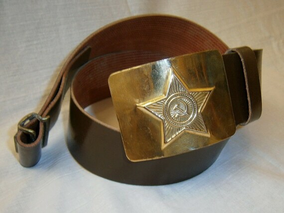 Vintage Military Belt 1940S 1970S Belt Buckle Soviet Belt Russian Military Coated Tarpaulin Field Gear Belt USSR Brass Buckle Etsy Canada