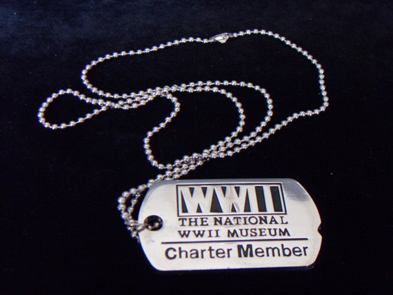 The National WWII Museum Dogtag Necklace Charter … - image 7